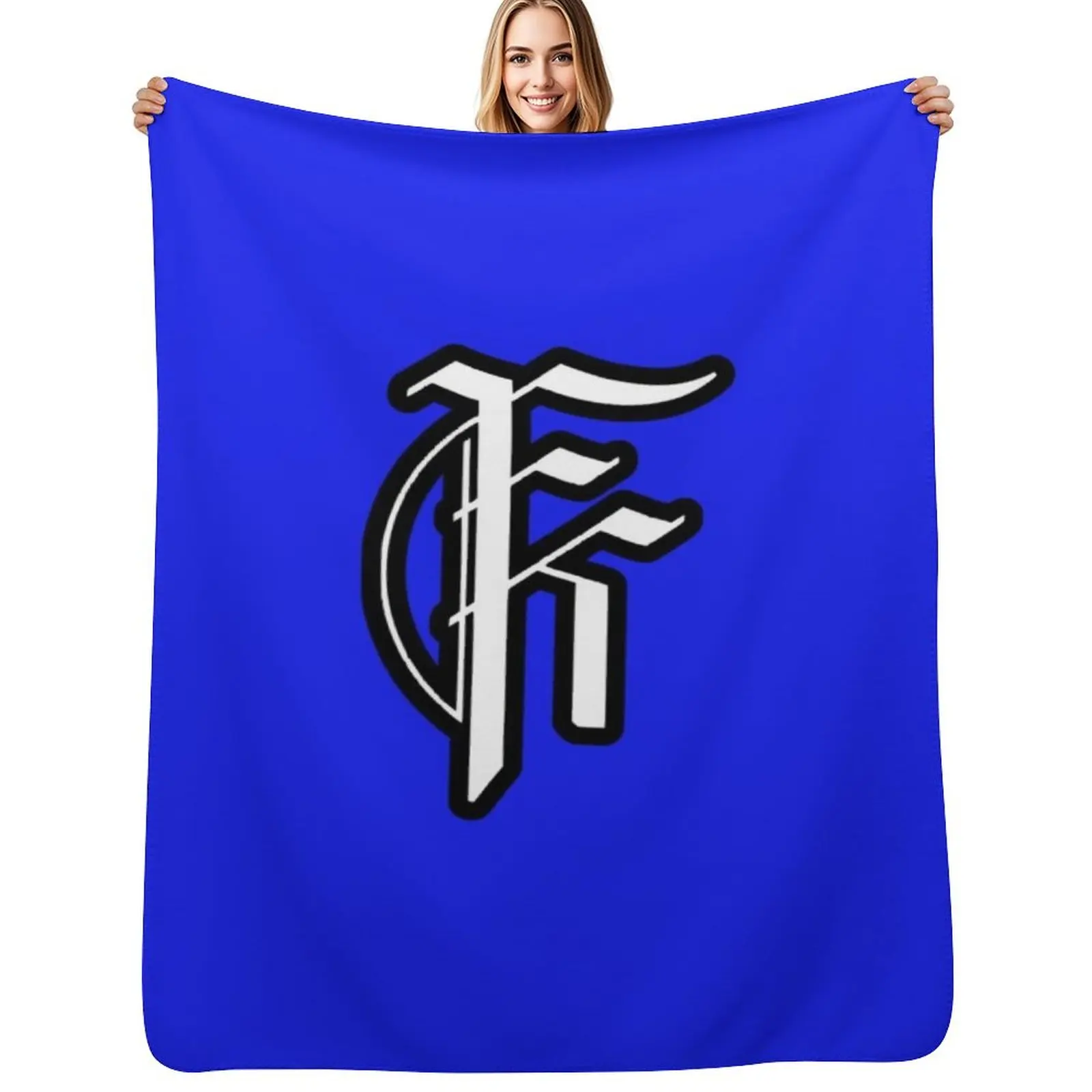 Fit For A King logo Long Sleeve T-Shirt Throw Blanket Soft Bedroom Blanket for Night Sleeping