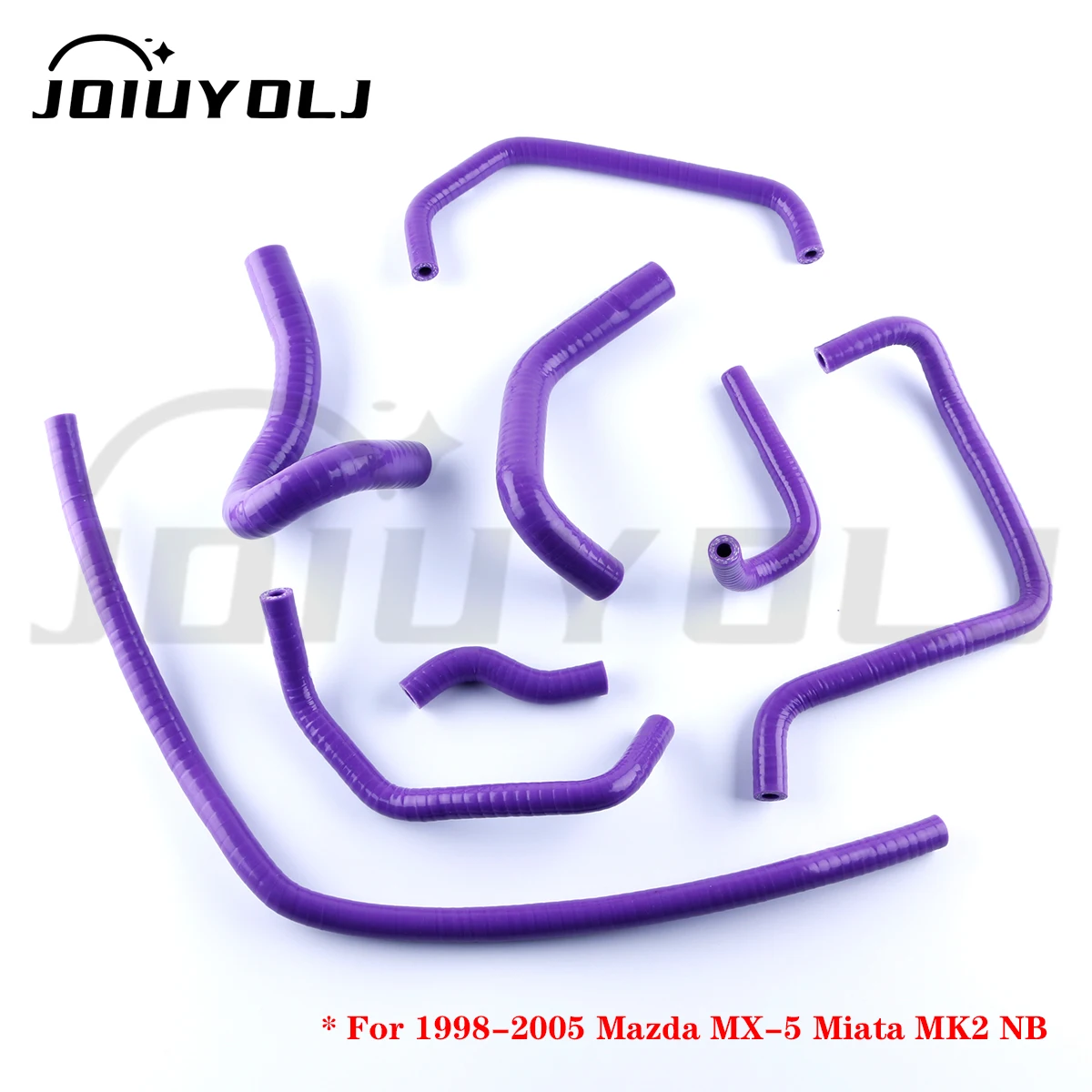 Silicone Ancillary Coolant & Breather Hose Kit For 1998-2005 Mazda MX-5 MK2 NB 1.6L Miata