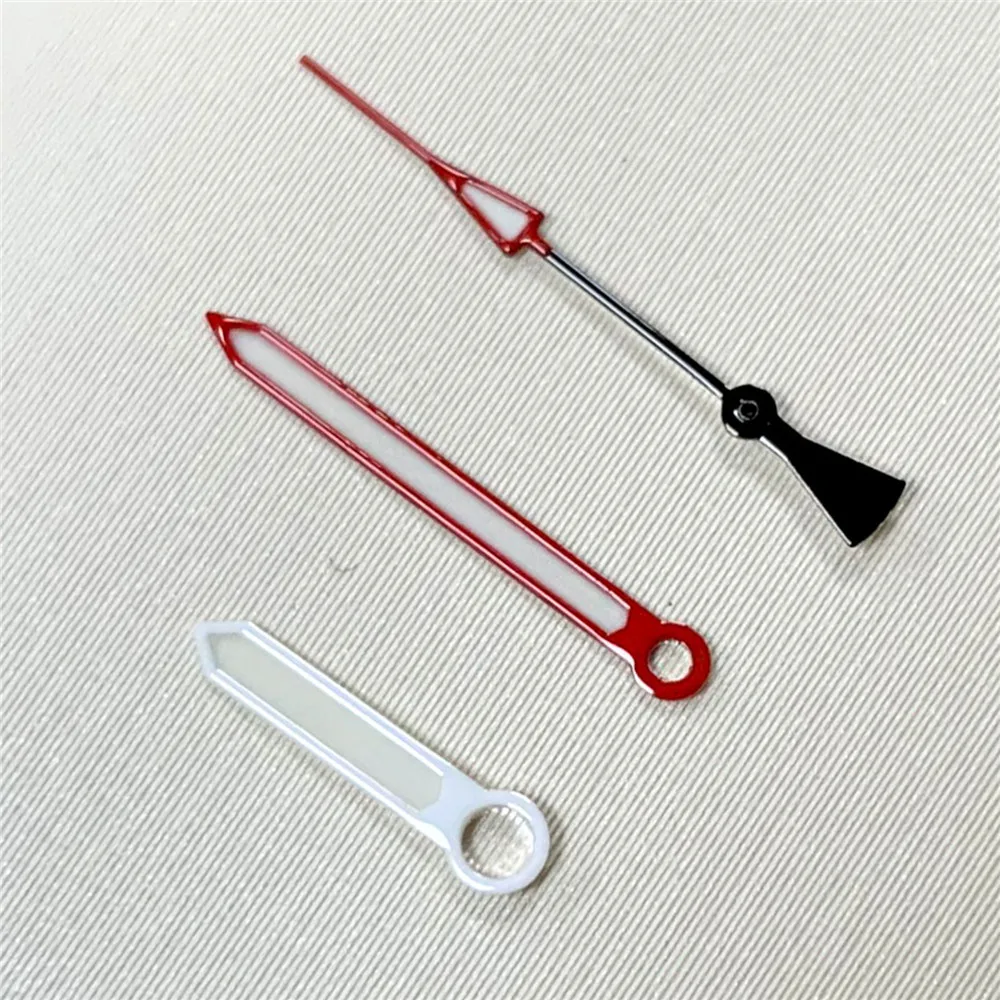 NH35 Hands, Green Luminous Watch Hands 8mm 12.5mm 12.5mm Watch Pointers for NH35/NH36/4R36 Movement Needles Kits Accessories