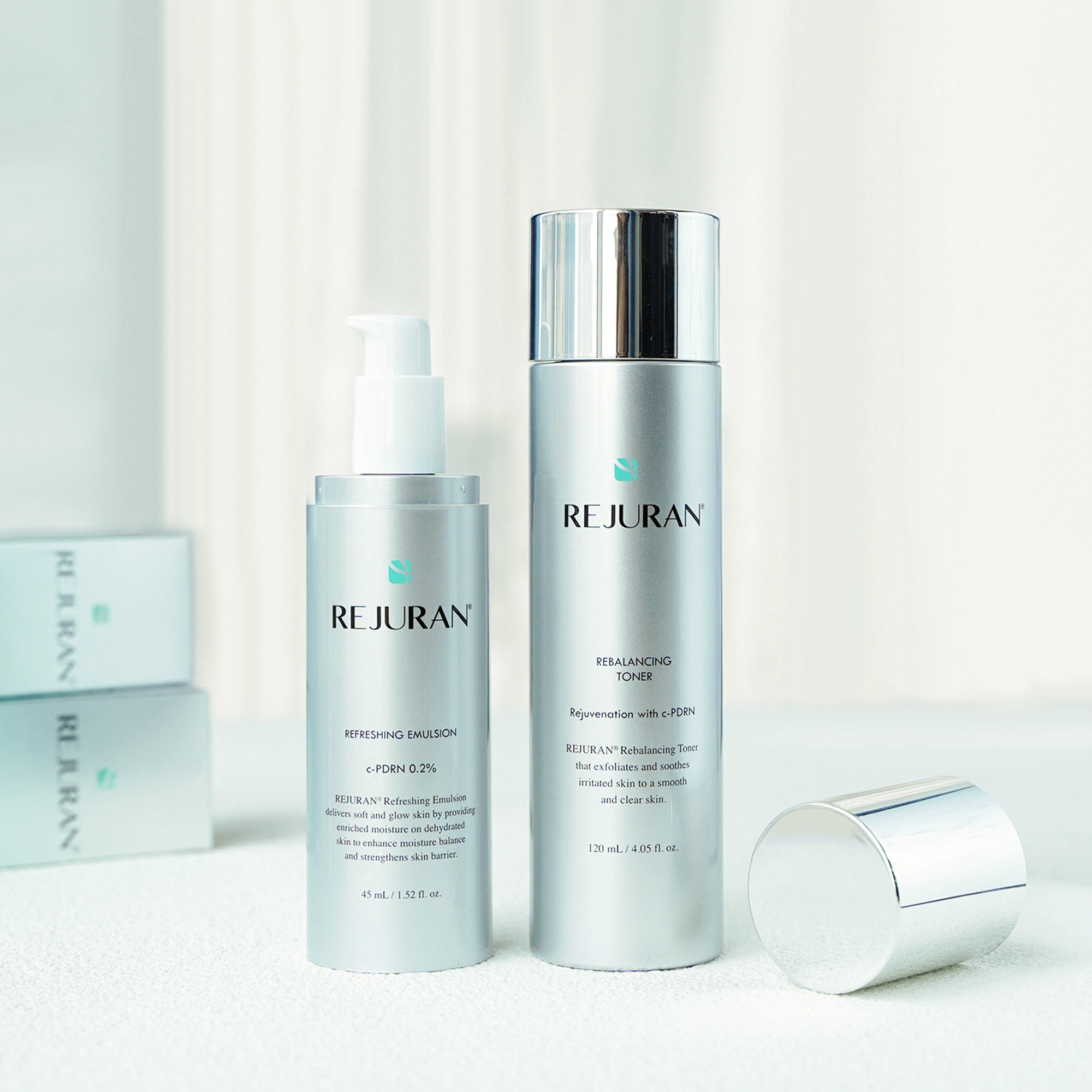 REJURAN Korea Toner Lotion Set  Anti-Acne Moisturizer  Acne Skin Repair Emulsion Hydration Korean Skin Care Rare-Beauty Skincare