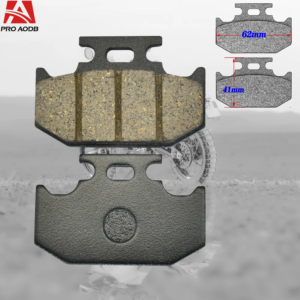 Moto Universal Accessories For Yamaha Suzuki TT TY WR XG XT YZ DR RM TS KLX KDX KX Kawasaki Etc Rear Disc Brake Pads Set