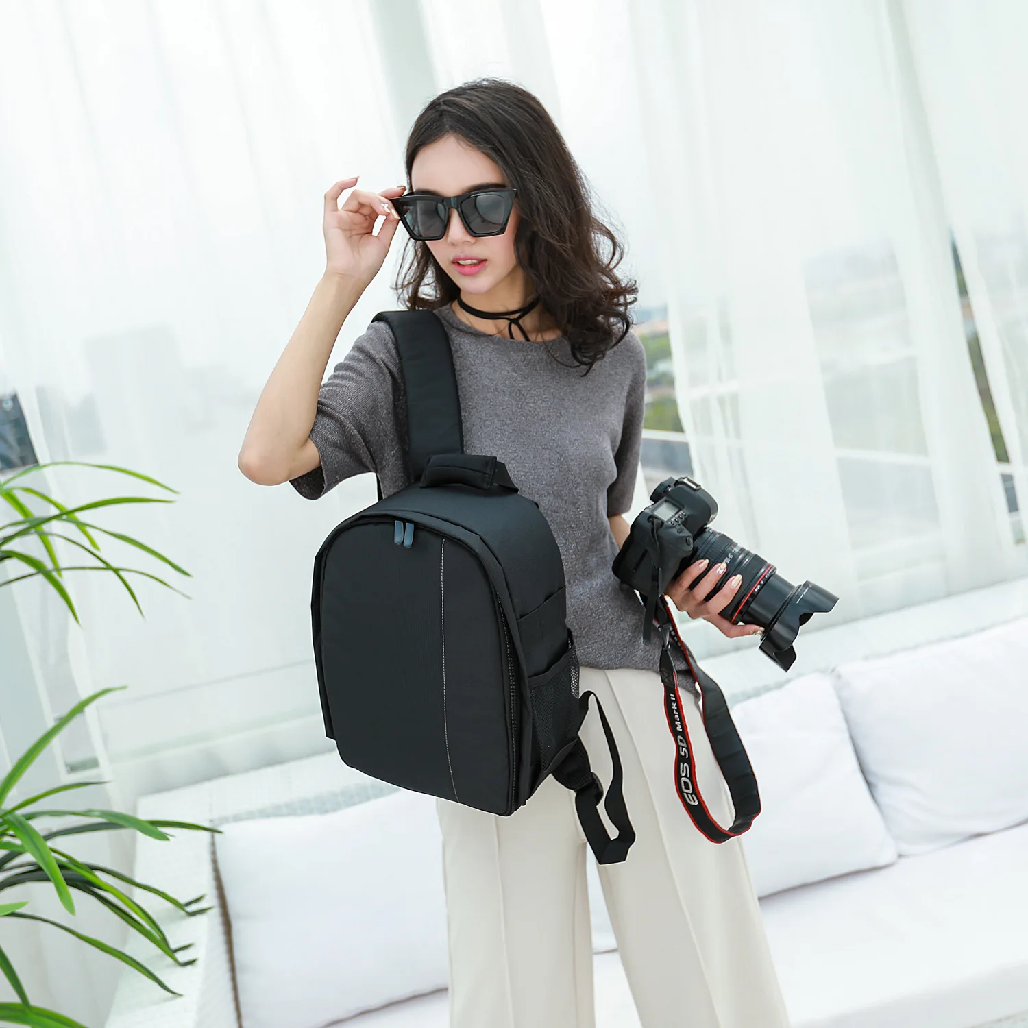 Camera Backpack New Small Professional Outdoor Photography Backpack Wear Resistant Camera Bag Waterproof Bag DSLR Digital