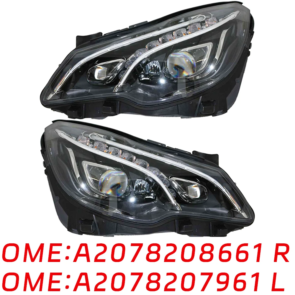 Suitable for Mercedes Benz W207 E220 E350 E320 E400 headlights Hernia lamp A2078208661 64 A2078208561 64 auto parts Lamp group