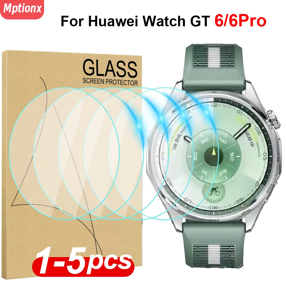 Tempered Glass for Huawei Watch GT 6 Pro 46mm Screen Protector HD Anti-Scratch Film for Huawei Watch GT6 46mm 41mm Accessories