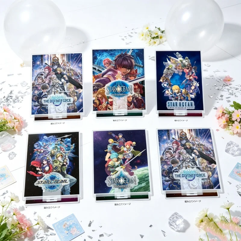 Anime Game Star Ocean: First Departure R Acrylic 15CM Figure Stand Model Plate Keychain Multi-plug Bedroom Decoration Fans Gift