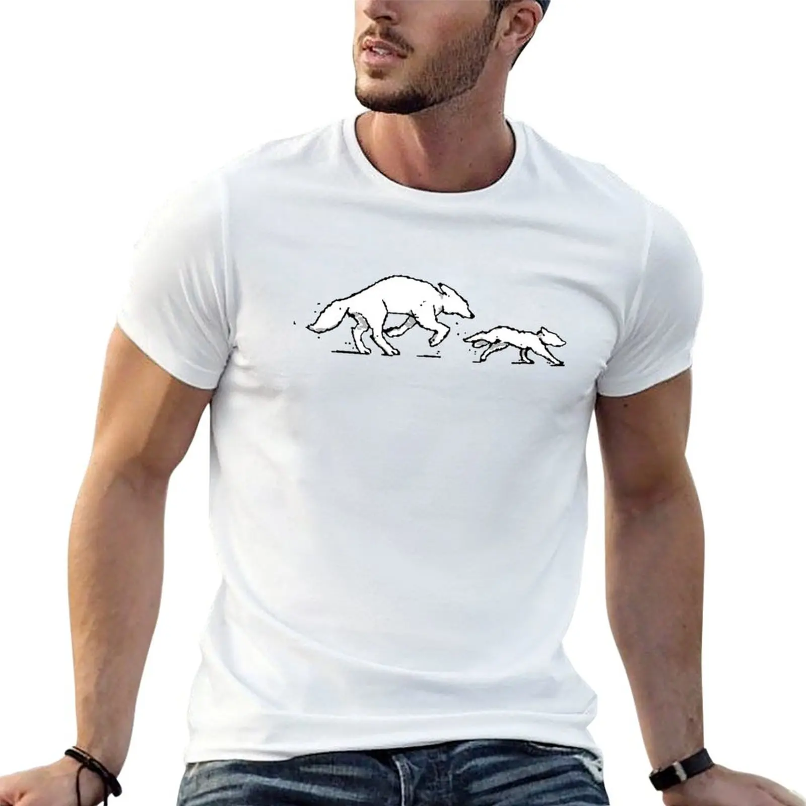 Life is Strange 2 Sean and Daniel Wolves T-Shirt Daily Casual Short Sleeve Tee Shirt