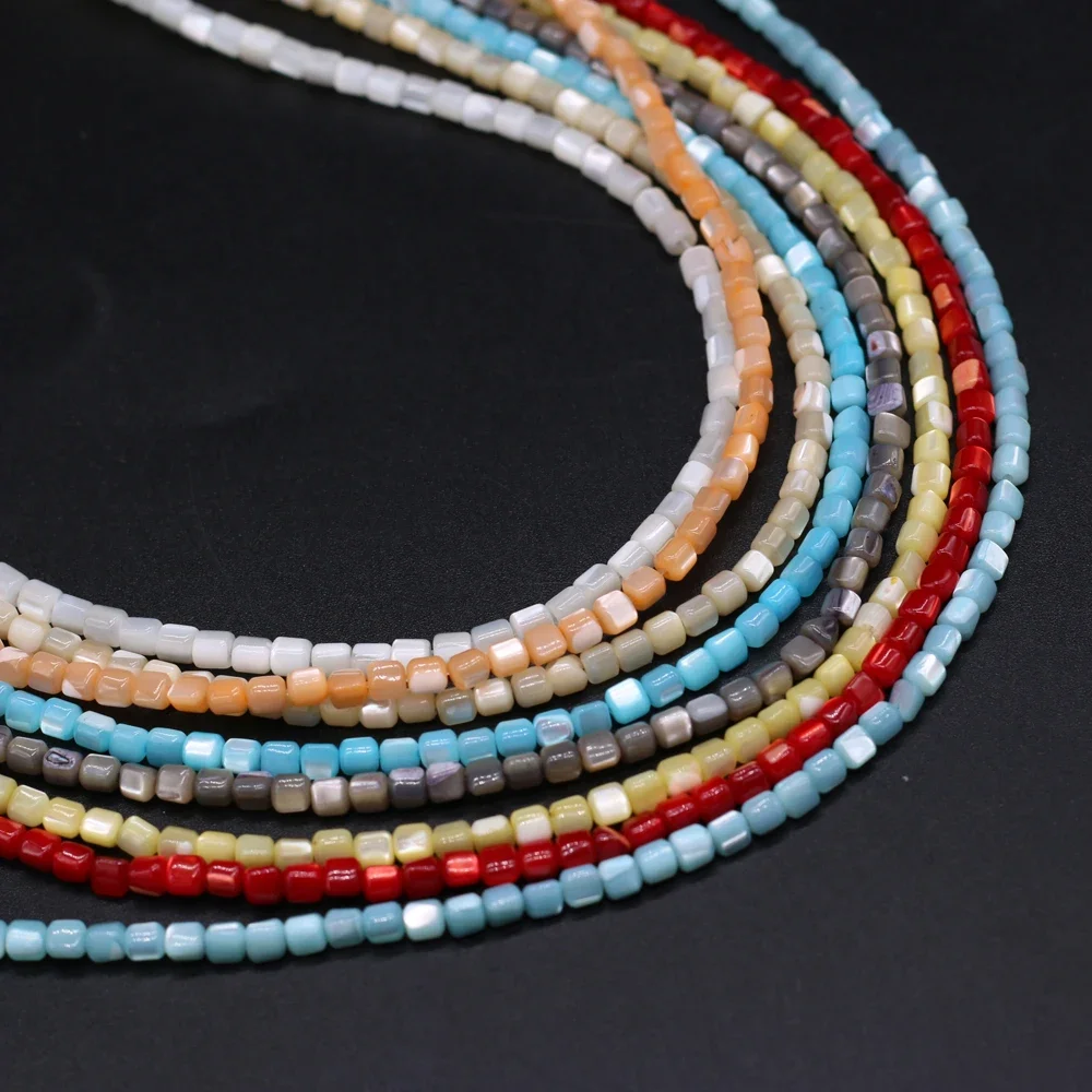 Natural Stone Sea Shell Multi-color Loosely Spaced Beads Can Be Used For DIY Bracelets Necklaces Earrings Jewelry Making