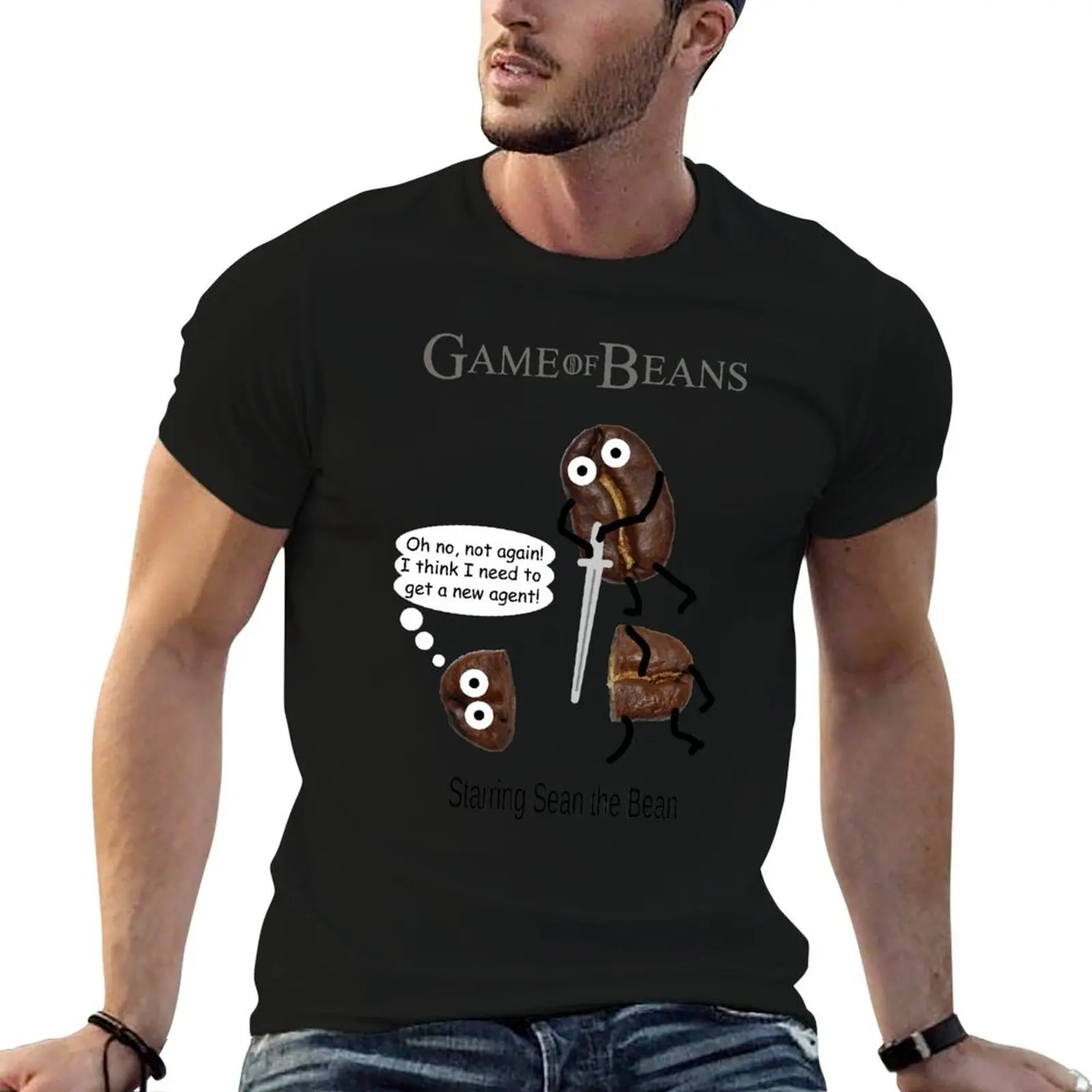 Sean the Bean needs a new agent T-Shirt t shirts for man pack white t shirt man luxury essential t shirt T-shirt