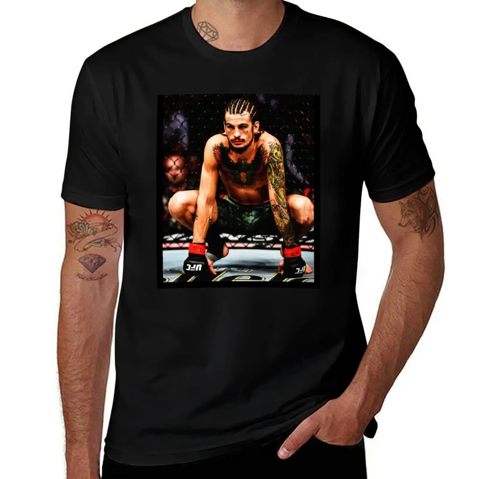 Sean O'Malley2 Poster T-Shirt Simple Casual Short Sleeve Cotton T-Shirt