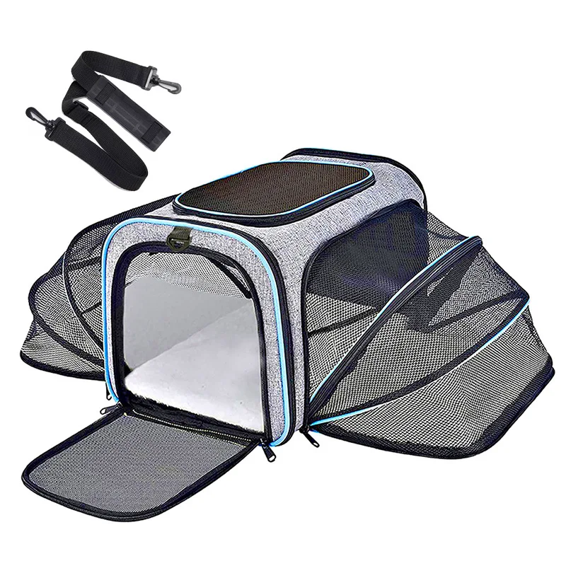 Pet Bag Portable Expandable Cat Bag Large Capacity Pet Backpack Backpack