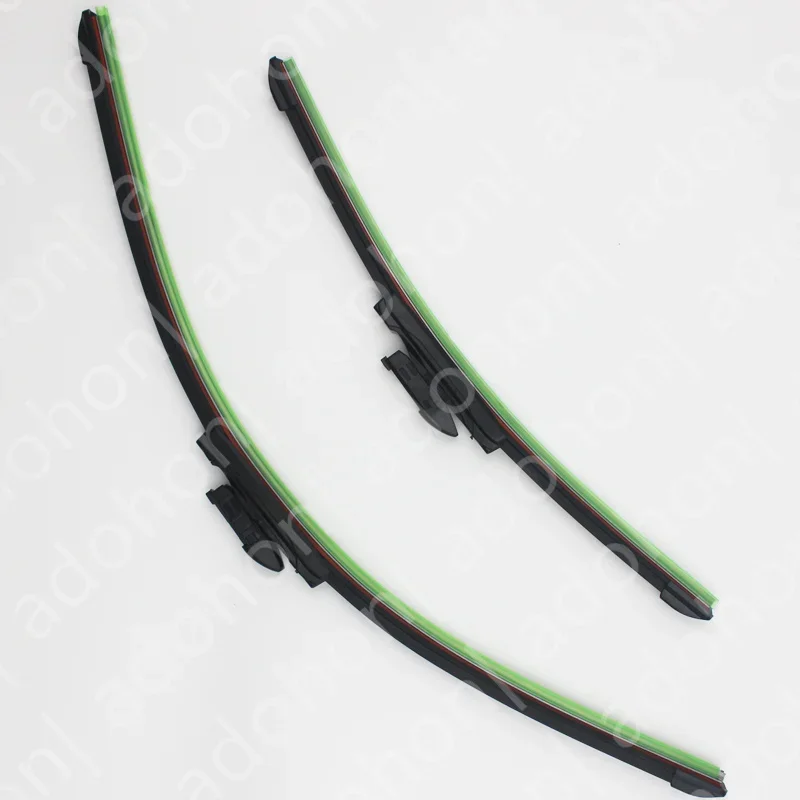 For Audi A8 4N Sedan 2017 2018 2019 2020 2021 2022 Car Front Window Brushes Blue Wipers Double Rubber Windshield Wiper Blades