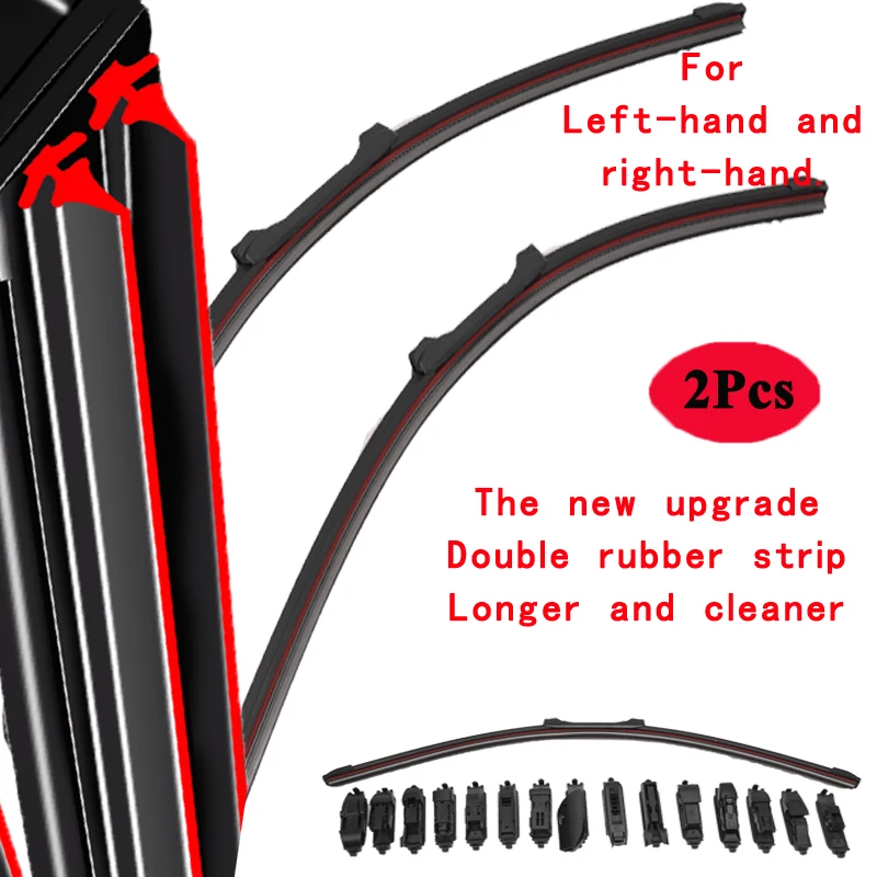 For Alfa Romeo Giulia 952 Sedan 2015 2016 2017 2018 2019 2020 2021 2022 Car Wipers Double Rubber Windshield Wiper Blade