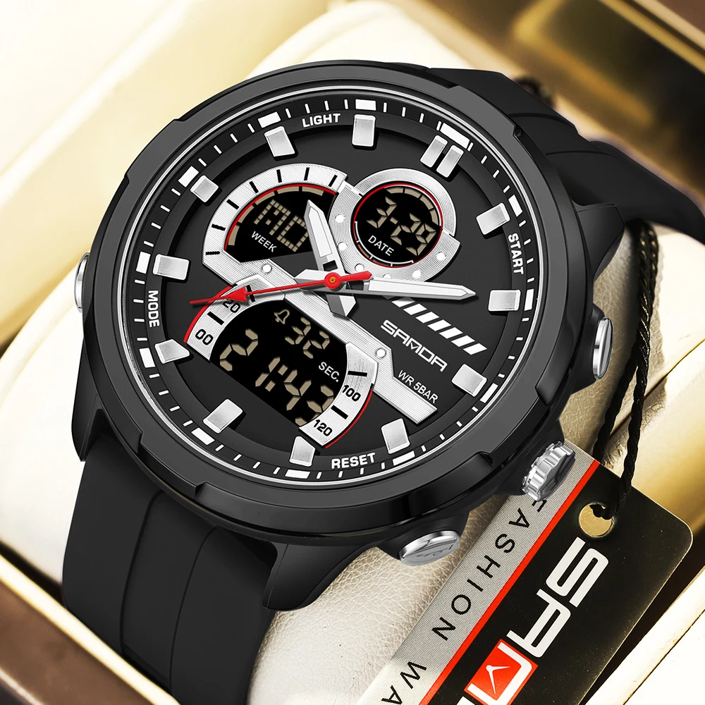 Fashion Brand Design Men's Sports Watches Luxury Men Quartz Outdoors Male Analog WristWatch Backlight Watch For Man Reloj Hombre