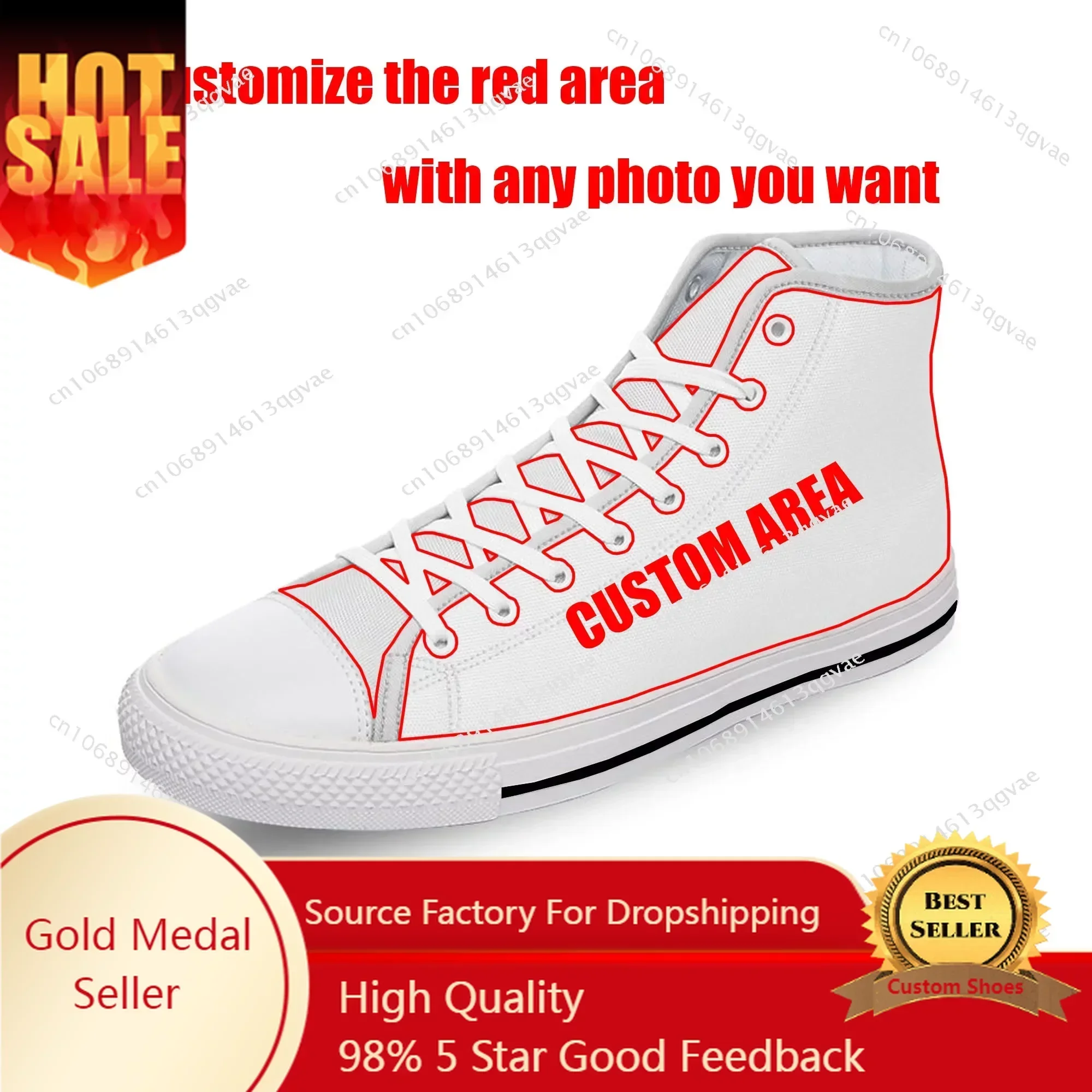 Low Top High Top High Quality Sneakers Mens Womens Teenager Canvas Customized DIY Sneaker Casual Couple Shoes Custom Shoe