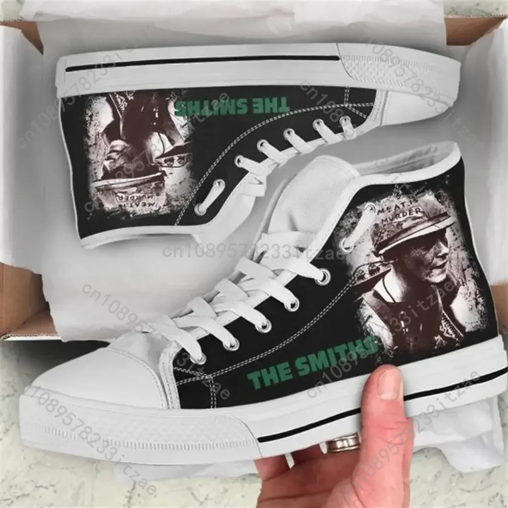 Hot Cool Funny New Summer High Quality Latest Sneakers Casual Shoes Men Women The Smiths High Top Fashion Classic Board Shoes