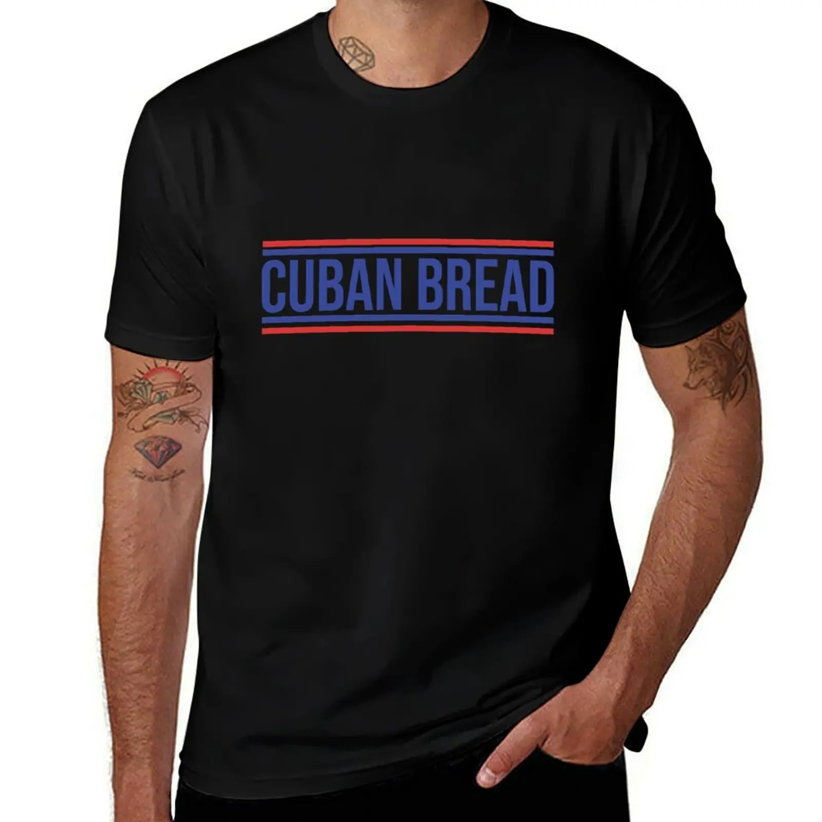 Cuban Bread For Men And Women T-Shirt Work Basic Short Sleeve Top