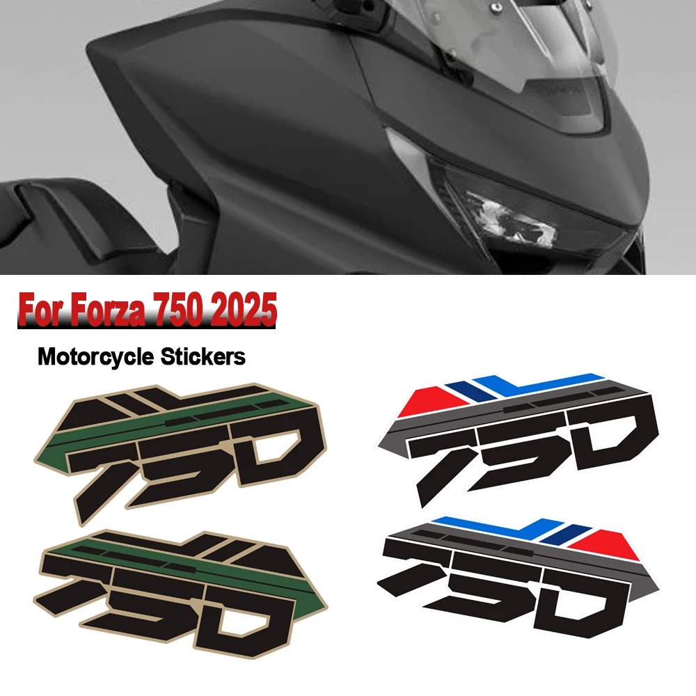 For Forza 750 2025 2026 New Motorcycle Accessories Windshield Windscreen Side Fairing Panel Decoration PVC Stickers Decals Kit