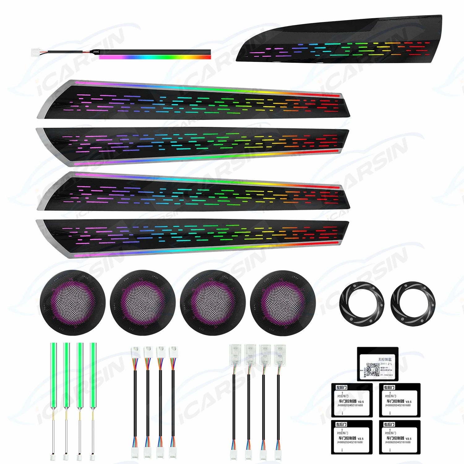 X3 X4 Ambient Light Upgrade Kit for BMW F25 F26 2012 -2017 Interior Light Emitting Diode Lighting Decorative Symphony Colorful