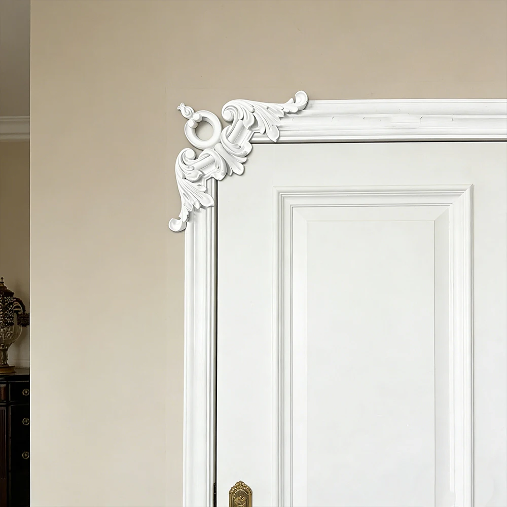 PU Ceiling Molding Kit Wall Molding Trim Corner Frame Wainscoting Panels Interior Wall Decor for Living Room Bedroom Home Decor