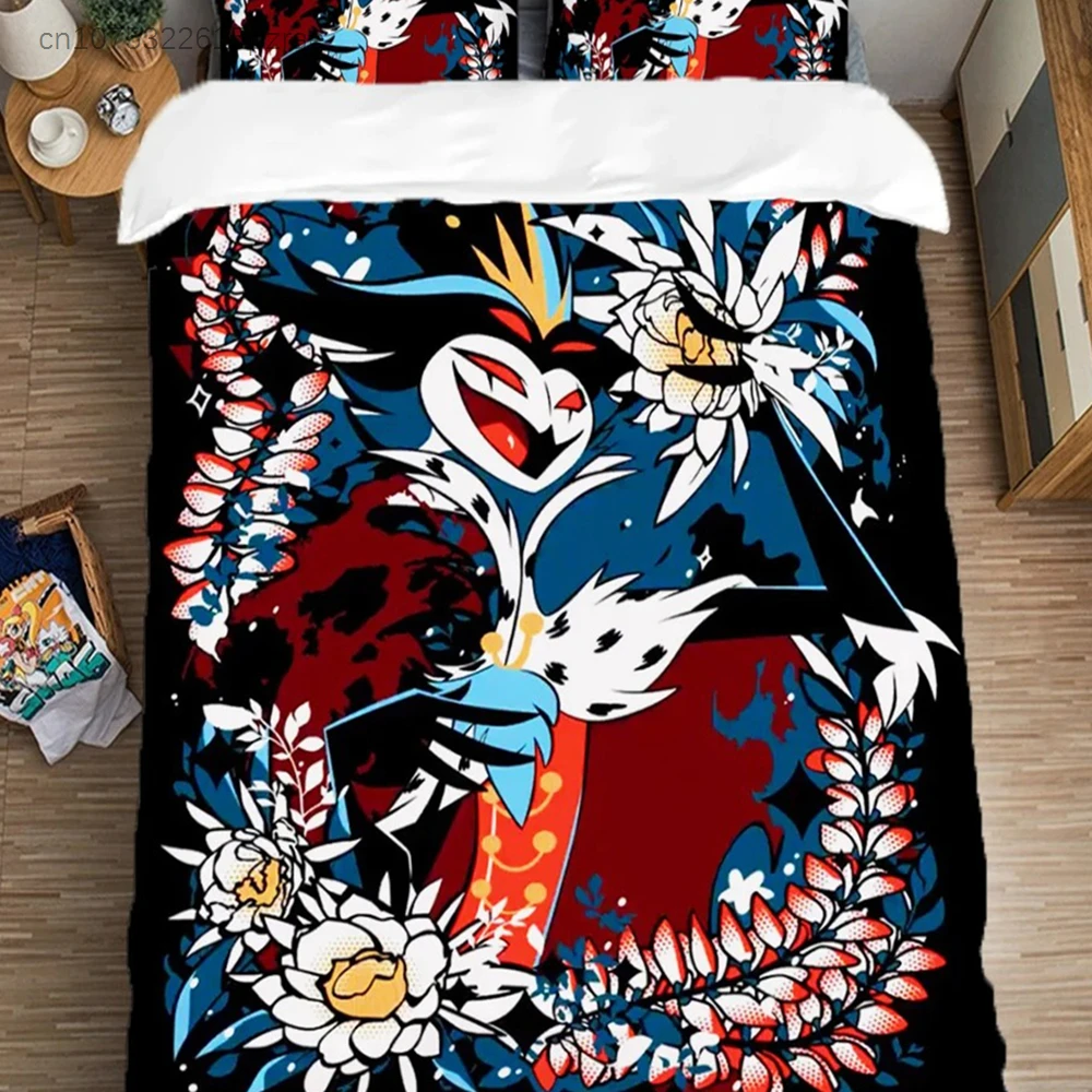 Quilt Cover Blitzo-Stolas Hell-Boss Multiple Sizes Duvet Covers Cartoon Bedding Comforter Sets Bed Decor Fun Home Decor Textile
