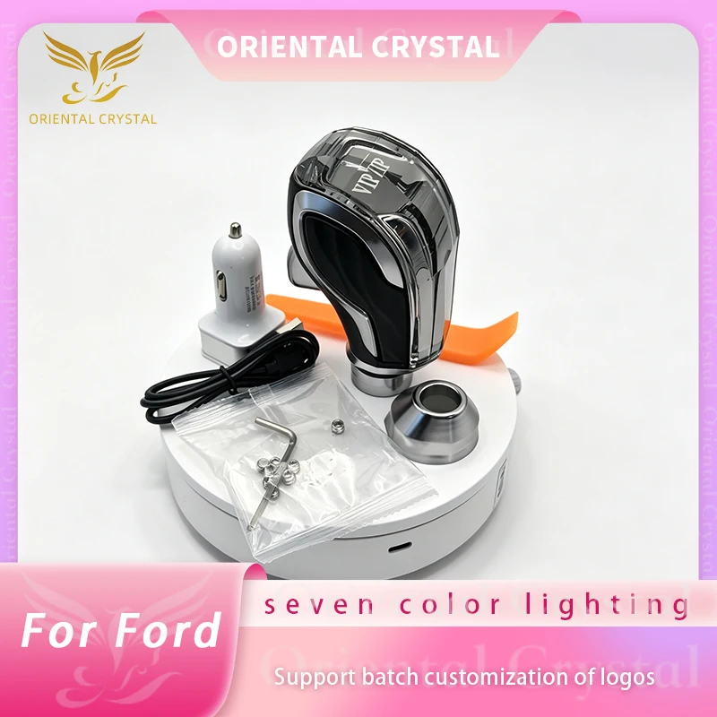LED for Ford Focus/Escape/Fiesta/Escort/Edge/Mondeo/Crystal illuminated gear shift head Crystal shift knob