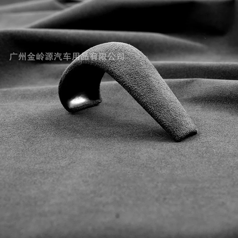 Suede Leather ABS Car Gear Shift Knob Decorative Cover Car Gear Handle Head For Mazda 3 CX-30 2020-2022 Car Inner Accessories