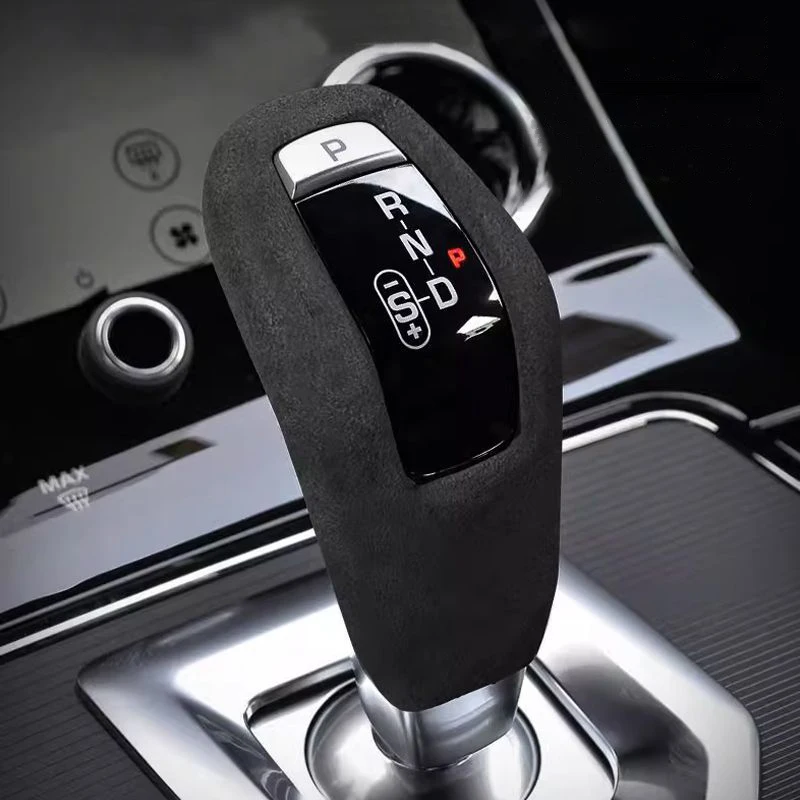 For Land Rover range rover sport evoque Discovery Sport Jaguar XE Suede gear head modification gear shift knob