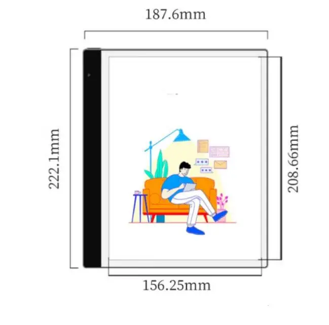 10.3inch Smart Office E-book New InkNote Color+ 6+128GB 4G SIM E-reader E-ink Android 11 Dual Cameras With Stylus Meeting Study