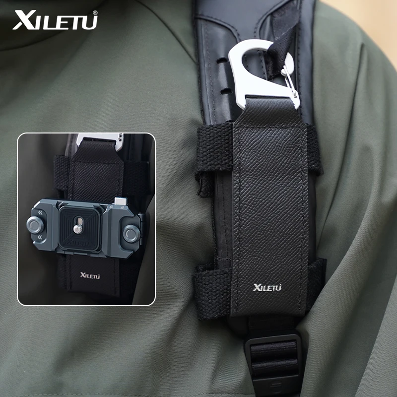 XILETU Camera Quick Release Carabiner for Sony/DSLR/Action Cams Backpack Clip Kit Detach Buckle Support Portable Mount Clamp