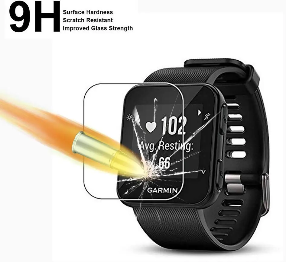 Tempered Glass For Garmin Forerunner 35 645 9H 2.5D Premium Screen Protector Film Outdoor Sport Running SmartWatch Accessories
