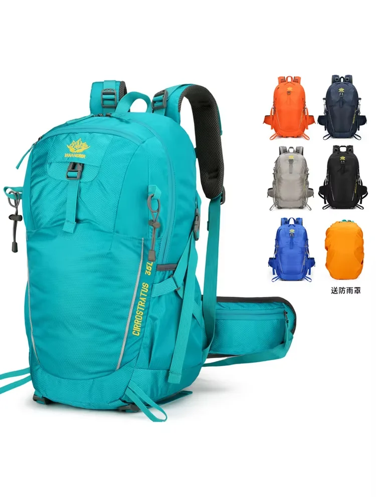 AZELA Camping Backpack Nylon Fall 2024 2319 Ultra Light Expandable Outdoor Bags Backpack For Man On Sale