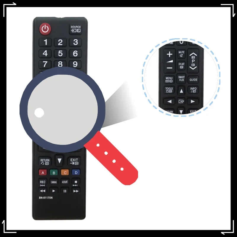 Universal BN59-01175N High-Quality Replacement Remote Control for Samsung Smart TV 4K 3D HDTV with Learning Function