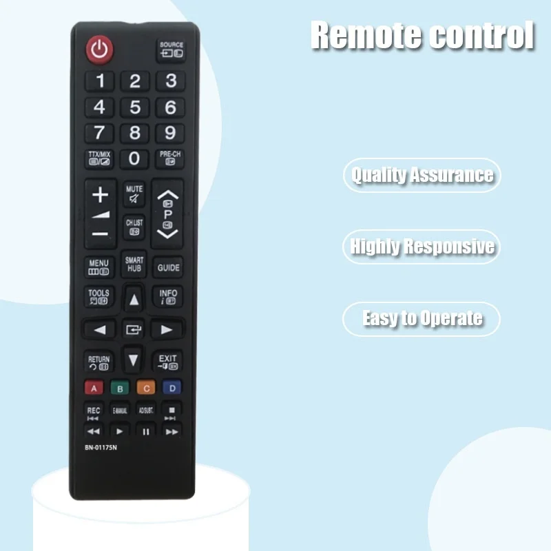Universal Remote Control Replacement HX Spot Goods BN59-01175N Compatible with Samsung LCD LED HDTV 3D 4K Smart TV