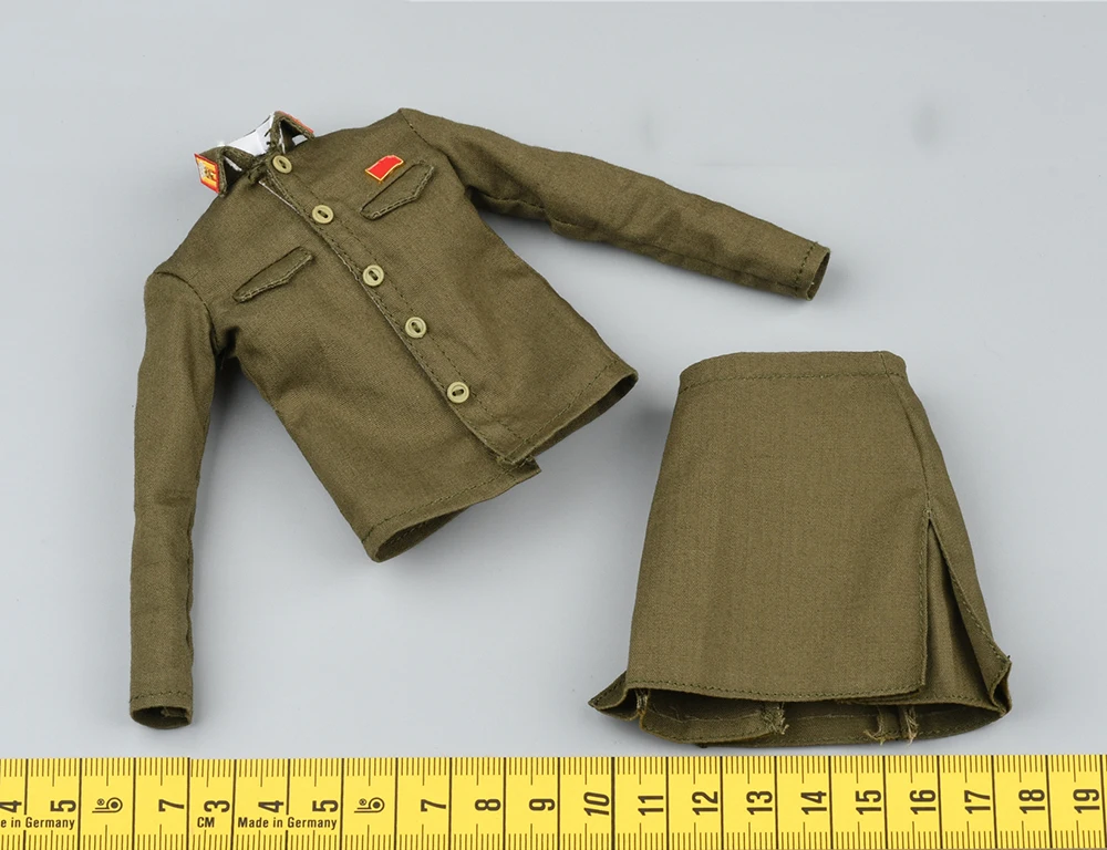 1/6 Flagset FS 73040 The Korean Garrison Female Officer Military Jacket Army Skirt Suit Model For 12inch Action Figure Collect