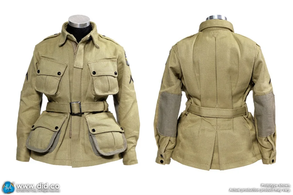 1/6 DID A80161 WWII Series US 101st Army Division Ryan 2.0 Battle Uniform Suit Shirt Pant Bag Accessories Fit 12