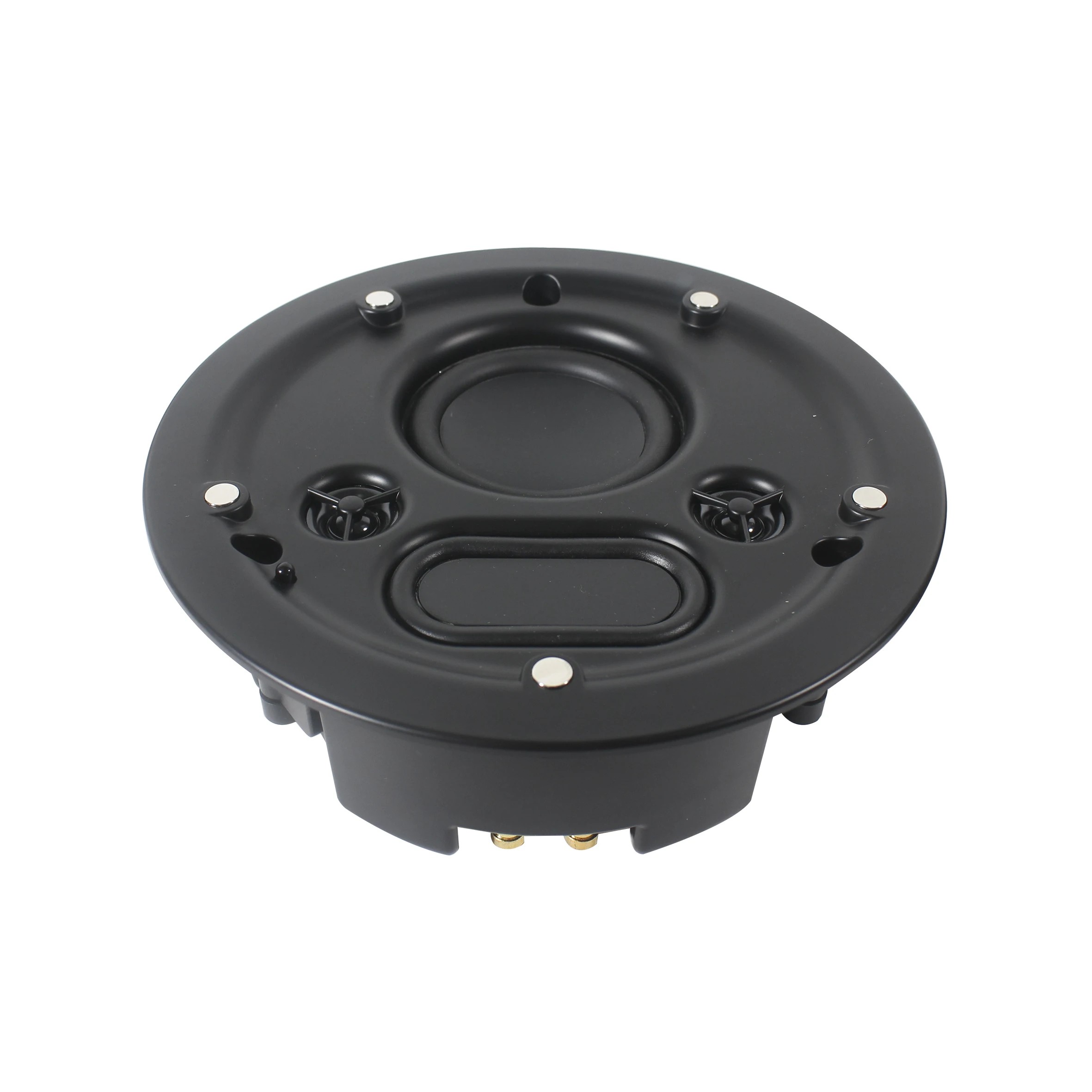 Ultra-Thin 3.5-inch 20-Watt Double Tweeter Bluetooth Ceiling Haut-parleur Speaker with 3.5-inch Passive Radiator Woofer