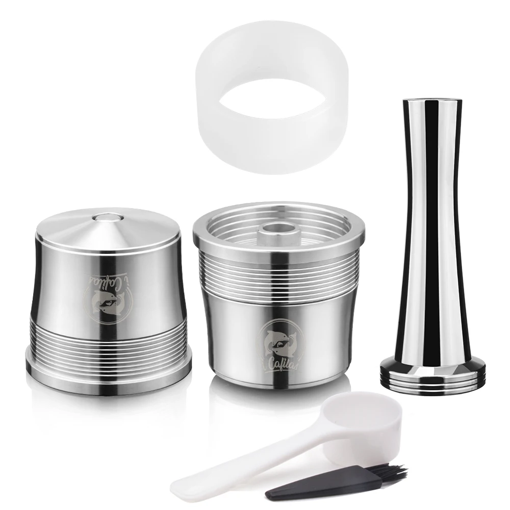 ICafilas Reusable Coffee Capsule Pod For illy X7.1 illy Y5 Mahine Stainless Steel Refillable Coffee Maker Filter