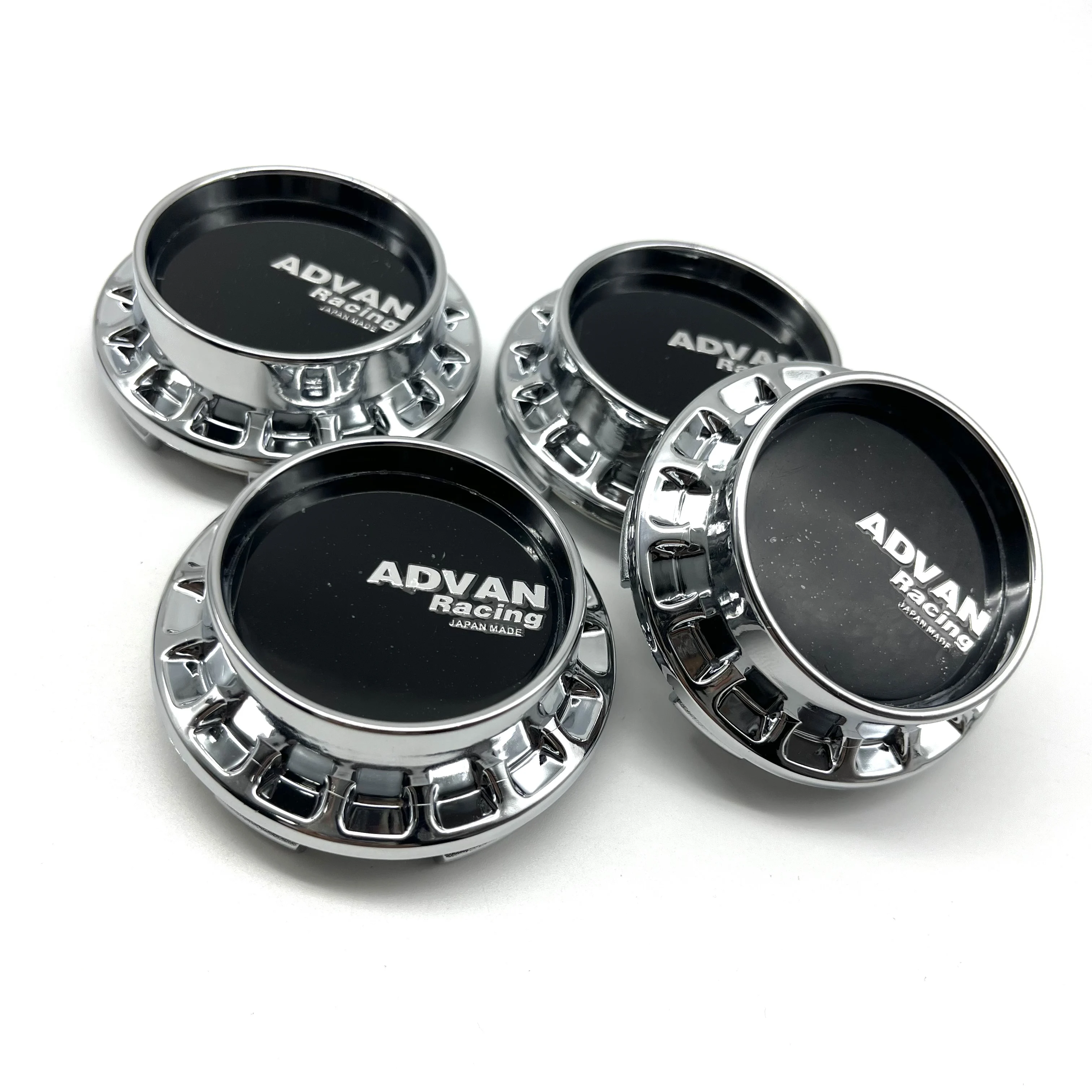 4Pcs 67mm Car Wheel Center HubCap ABS K67 Flower High Cap For 3D 45mm ADVAN Advanti Racing Badge Emblem Sticker Auto Accessorie