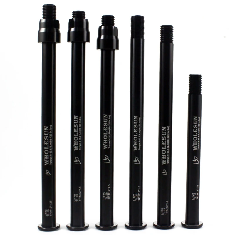 Bicycle Thru Axle Bike Hub Tube Shaft Skewers Quick Release Front Rear Thru Axle 12x142mm 12x100mm for Scott M12xP1.0/P1.25/P1.5