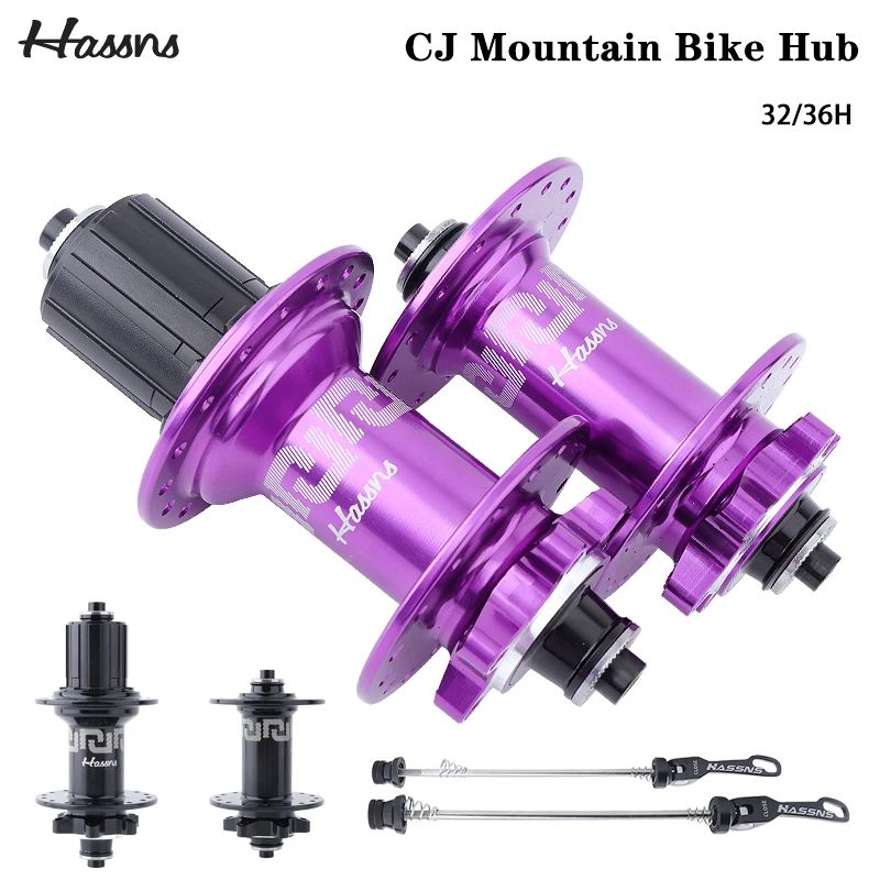 HASSNS CJ Noisy Cube 36 Holes 32 Holes Mtb Hubs Bicycle Hub Mountain Bike Cube Rear Hub 100/135MM Freehub 12 11 10 9 8 7 Speed