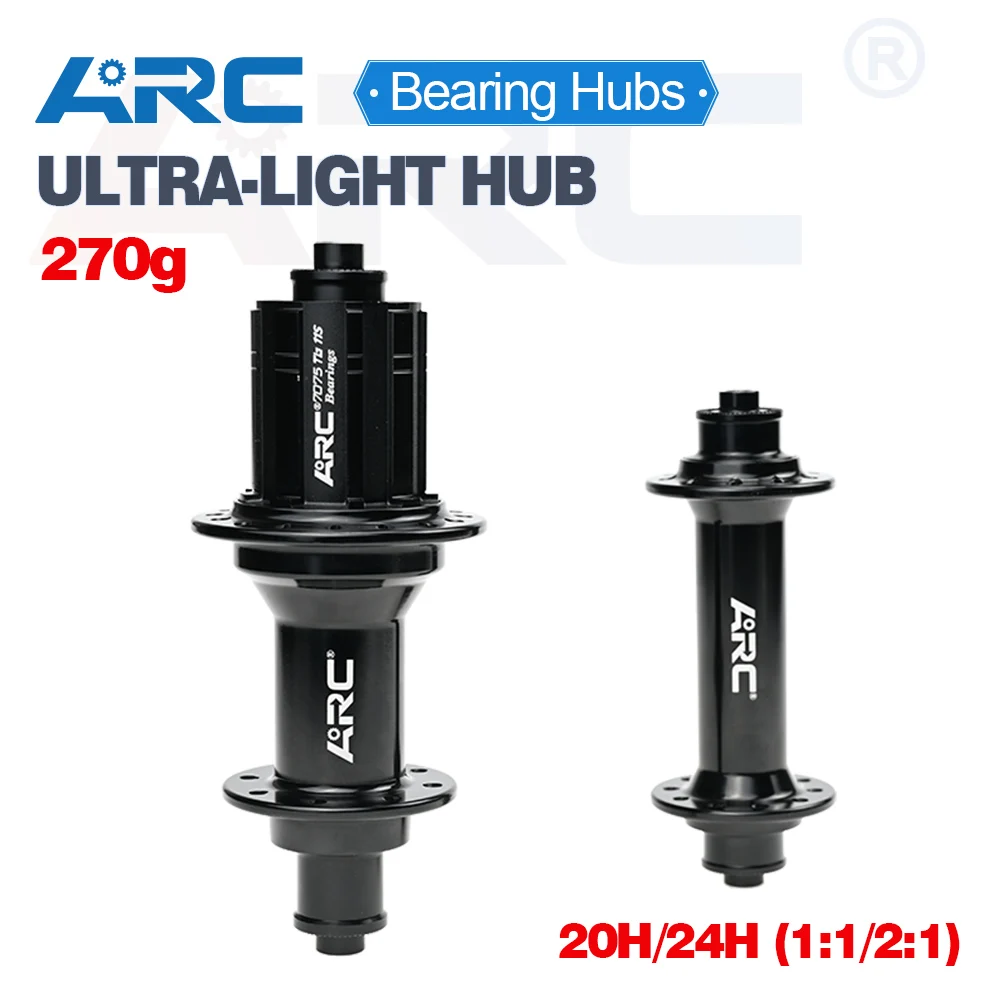 ARC 4 Sealed Bearing Hub 270g Lightweight Road Bike Hub Ceramic 4 pawls 48 clicks Bike Parts V Brake Bicycle Free Wheel Hub 11 V