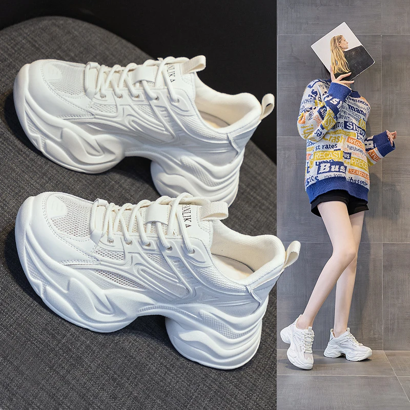 Height Increasing Casual Shoes Lightweight Non Slip For Daily School Outdoor Wear Comfortable Breathable Fashion Footwear New