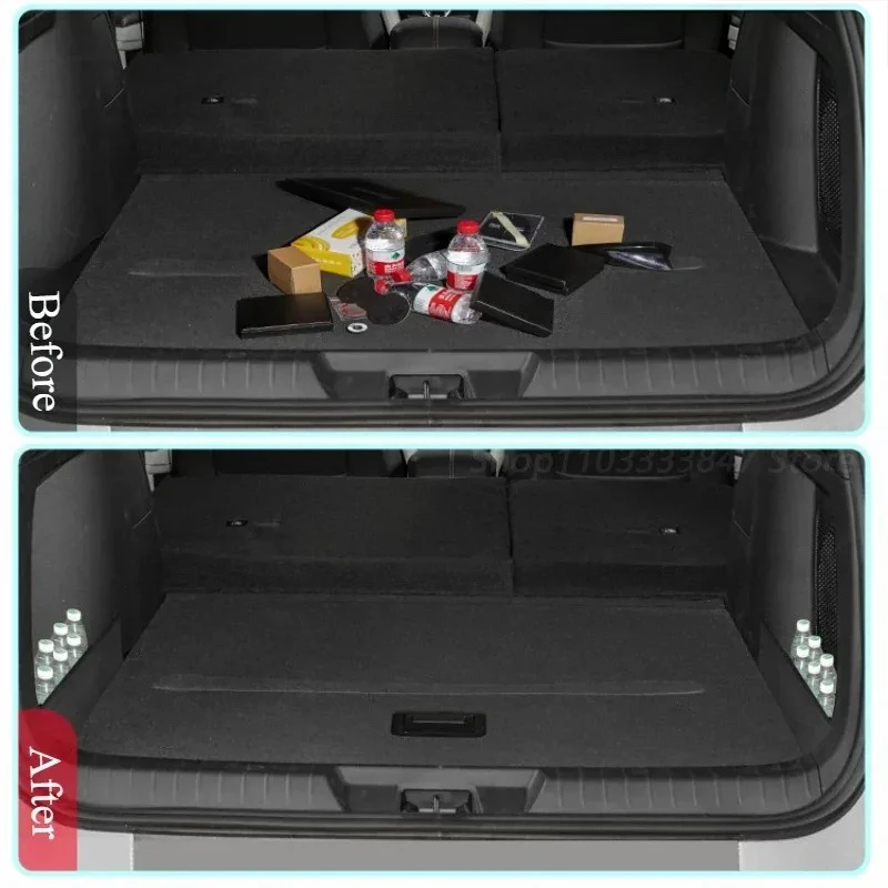 Car Trunk Baffle Side Storage Box Organizer Sorting Box Baffle Trunk Isolati For BYD Seal U Sealion 6 Song Plus DMi/EV 2020-2025