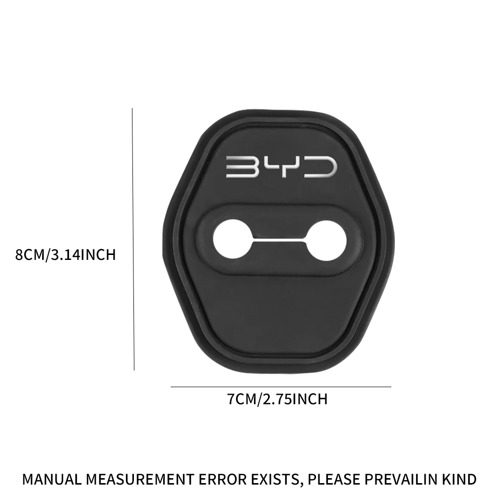 Car Silicone Door Lock Cover Stickers For BYD Atto Seal U Dmi Dolphin Surf Tang Sealion Han EV Tang Qin I3 M6 Song F0 T3 F3 S6