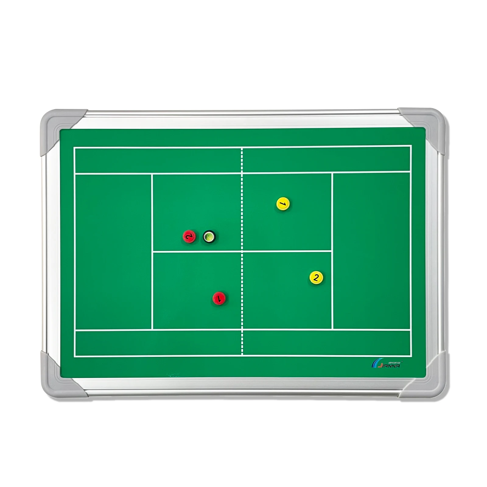 Tennis Tactics Board Training Match Coach Portable Magnetic Double-Sided Strategy Board