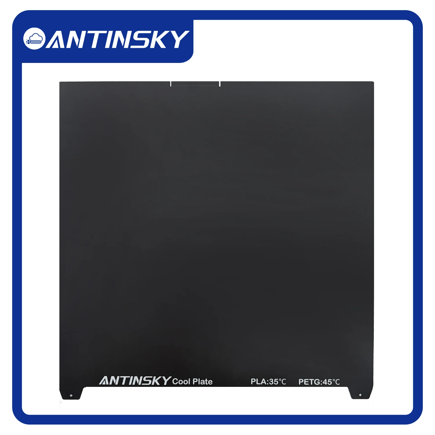 Antinsky Build Cold Plate For Bambu Lab/Creality K2 Plus P2S/P2SC Smooth Double Sided Flexible Magnetic Steel