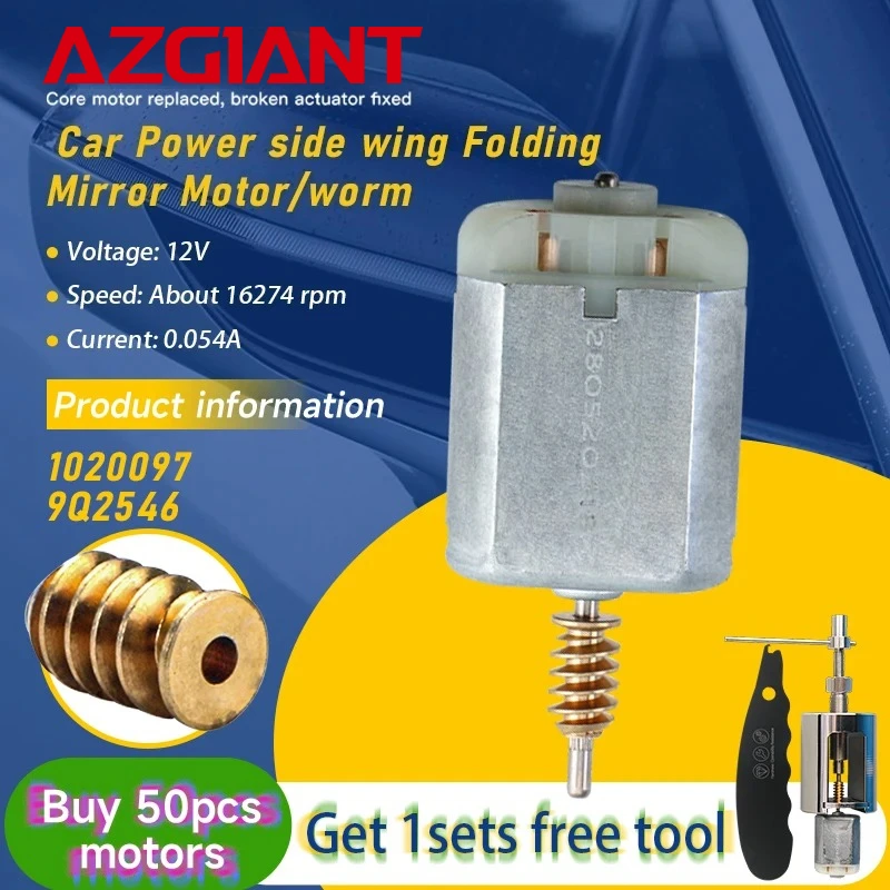 1020097 Car Power Folding Unit Mirror Actuator Motor Worm Gear For Kia Sportage MK2/Rio JB MK2/Pride MK2 Brand New Auto Parts