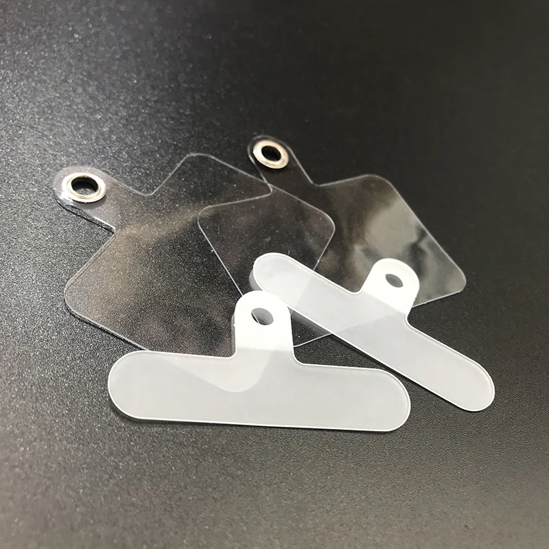 Universal Strong Clear Flexible Mobile Phone Safety Lanyard Card Gasket Replacement Detachable Adjustable Tabs for Mobile Phone
