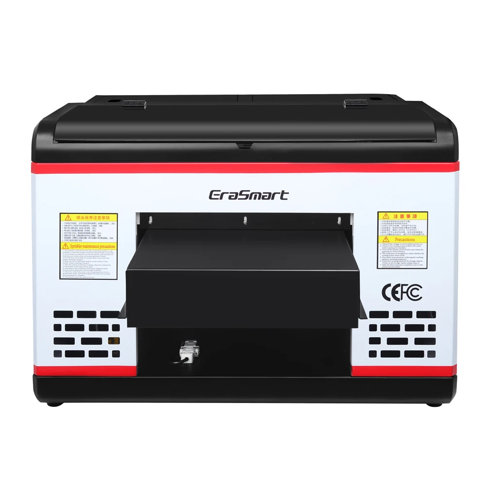 ATV Mini Inkjet LED UV Printer A3 Inkjet UV Flatbed Printing For Cup Cylinder Flat Card Bottle Phone Case Printing excluding ink