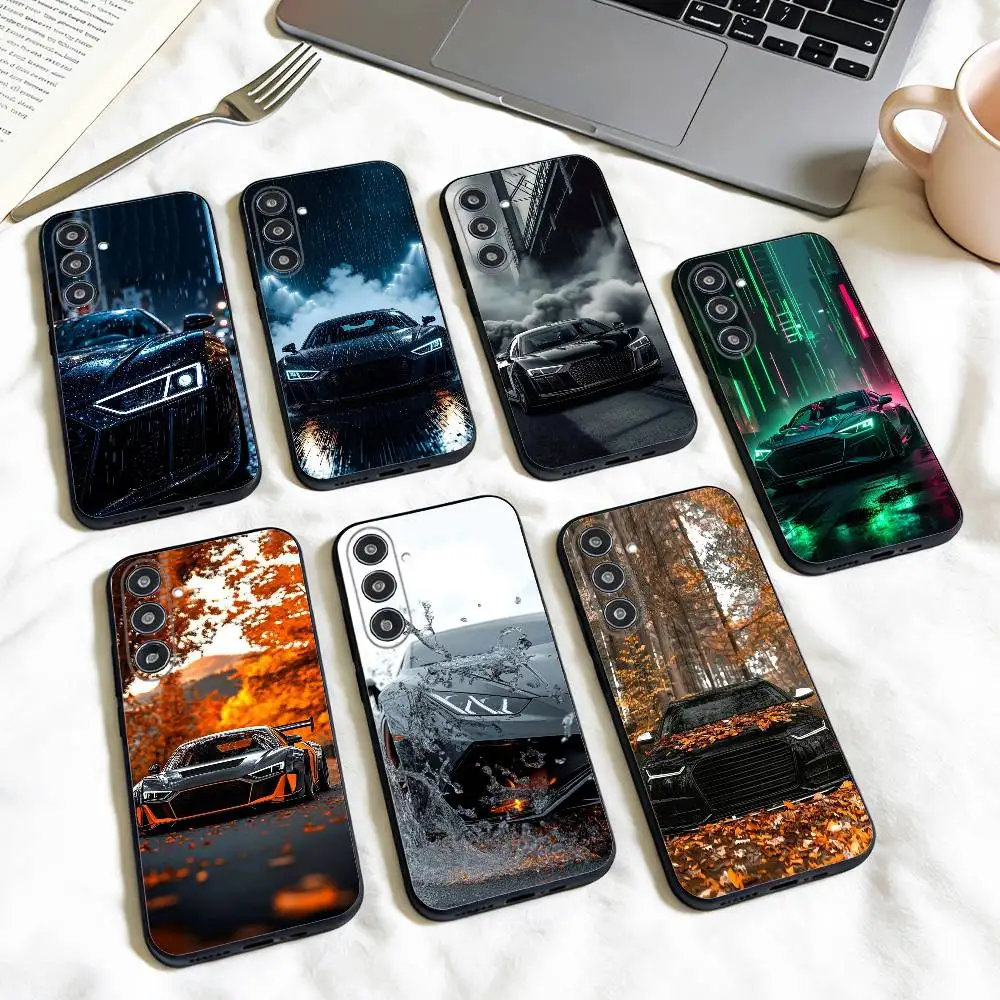 D-DTM Sport Audi RS Car phone Case For Samsung Galaxy A73,A72,A71,A70,A53,A52,A51,Others Soft Black Shell